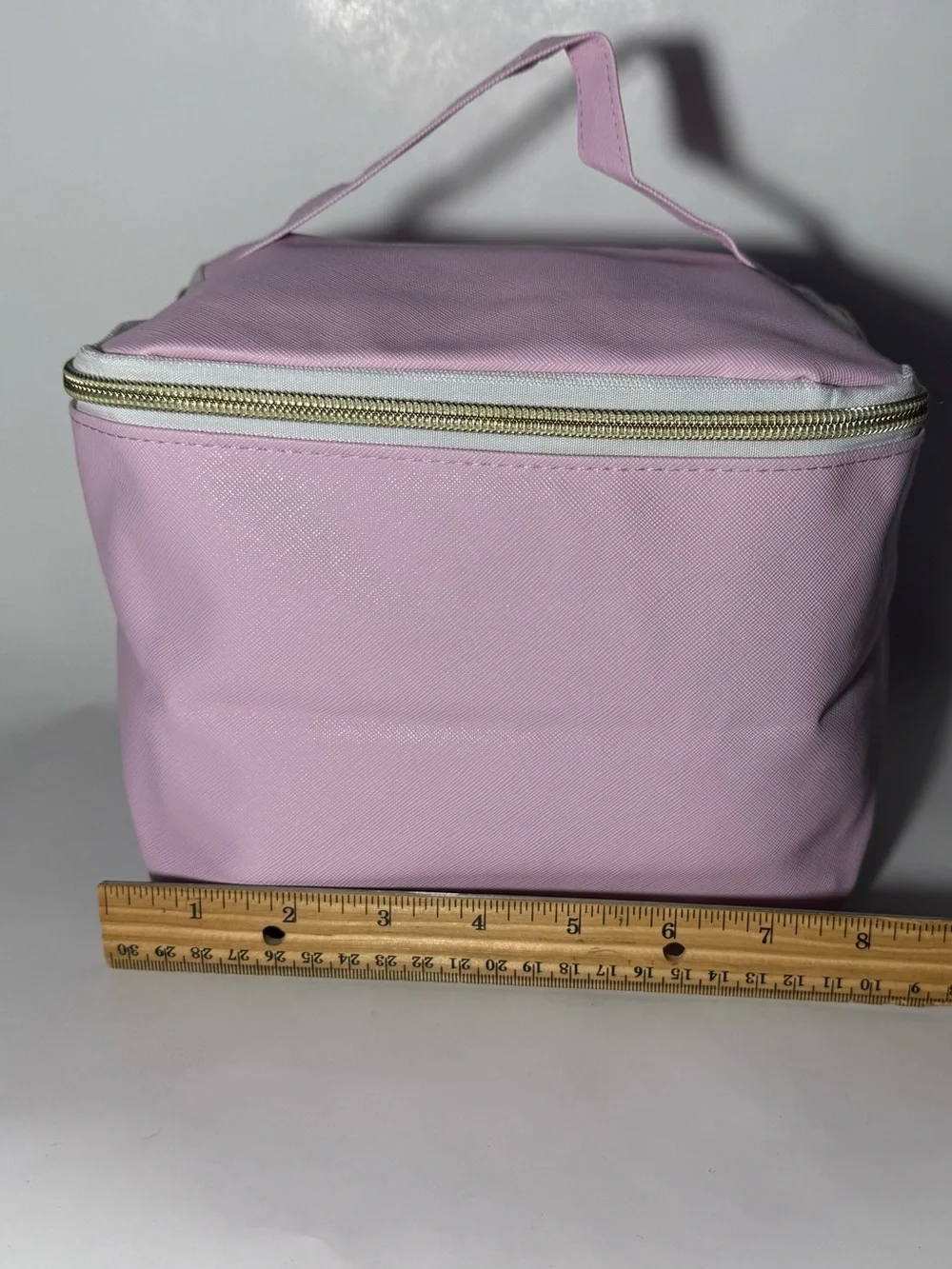 Sassy + Chic Large Pink Makeup Bag Travel Toiletry Organizer Case NWT 8x6x5 in